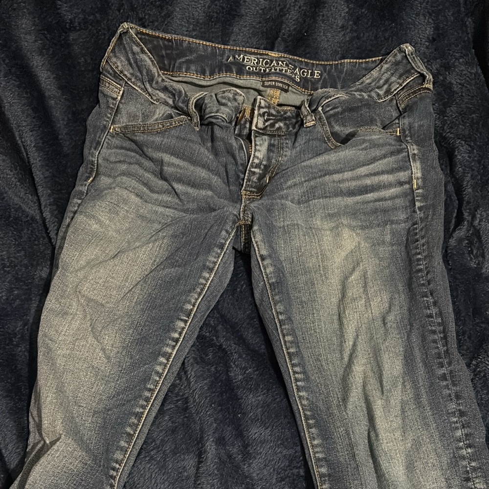 American Eagle Outfitters Women's Dark Wash Skinny Jeans